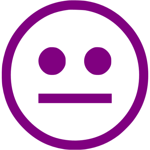 Purple emoticon 3 icon - Free purple emoticon icons