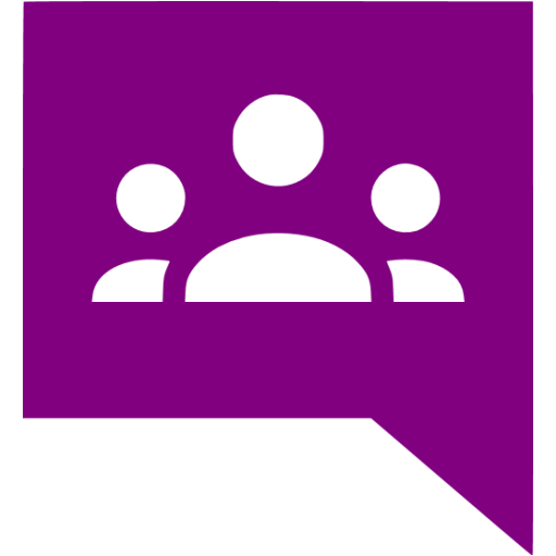 Purple google groups icon - Free purple google icons