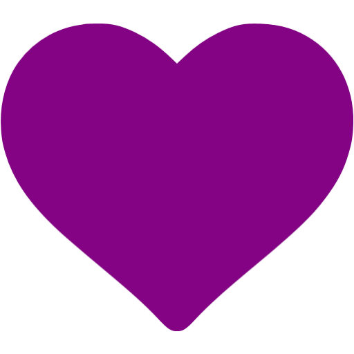 Purple Hearts Icon - Free Purple Gamble Icons