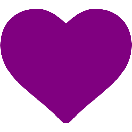 Purple hearts icon - Free purple gamble icons