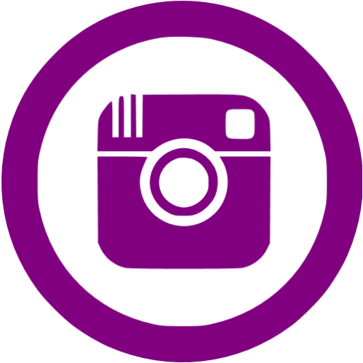 Purple Instagram 5 Icon Free Purple Social Icons