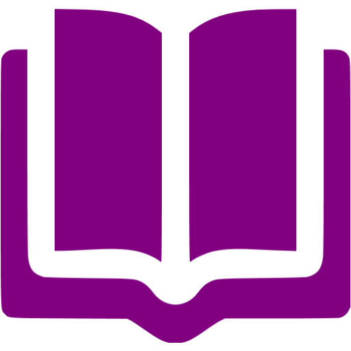 Purple literature icon - Free purple book icons