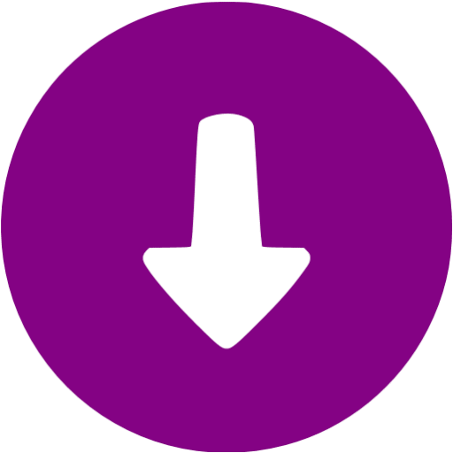 Purple low importance icon - Free purple arrow icons