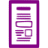 Purple newspaper 12 icon - Free purple newspaper icons