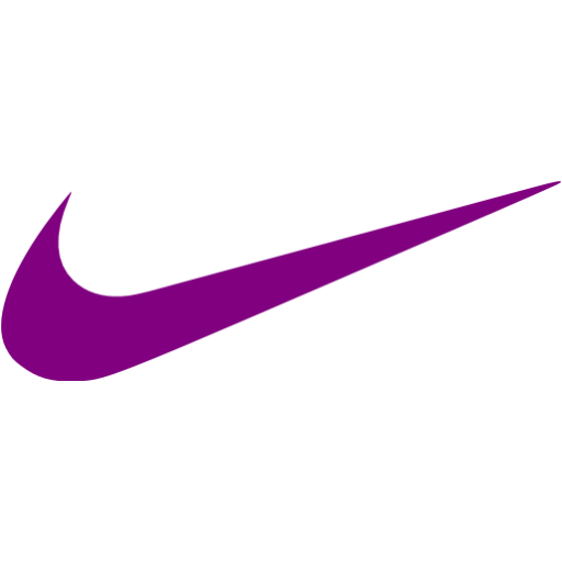 Purple nike icon - Free purple site logo icons
