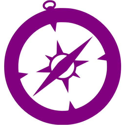 dark purple safari icon