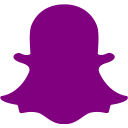 Purple snapchat 2 icon - Free purple social icons