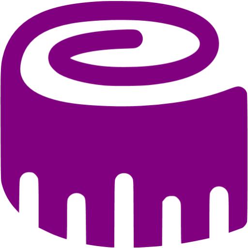 Purple tape measure 2 icon - Free purple tape measure icons