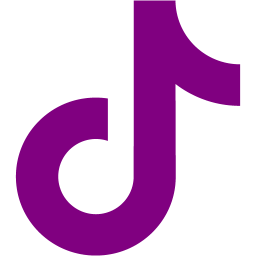 Purple tiktok icon - Free purple social icons