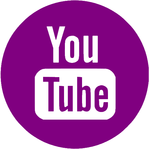 Purple Youtube 4 Icon Free Purple Site Logo Icons