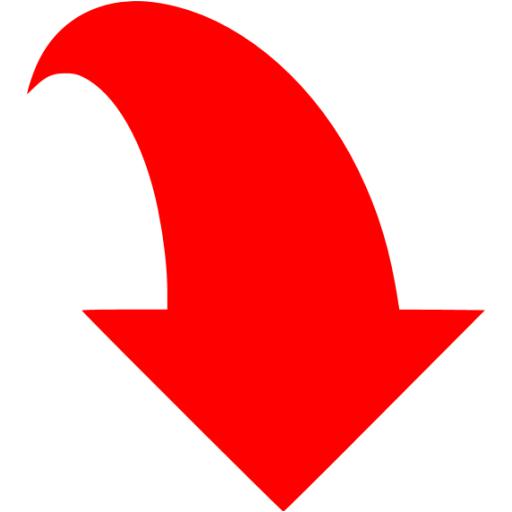 Red arrow 243 icon - Free red arrow icons