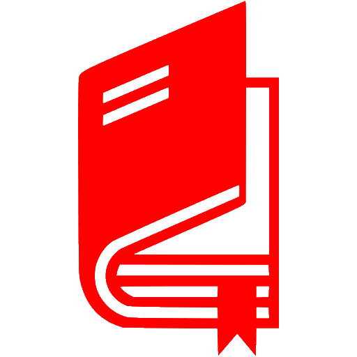 red rule book icon