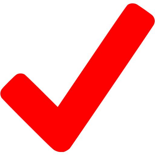 Red checkmark icon - Free red check mark icons