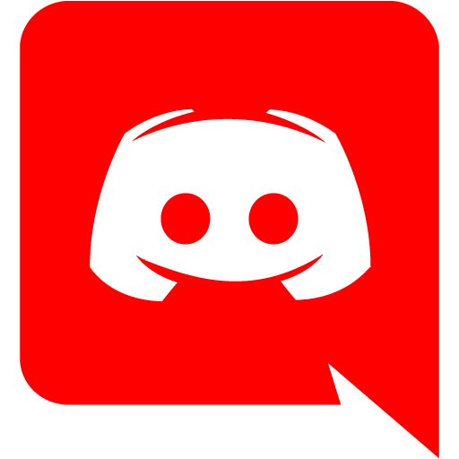 Red discord icon - Free red site logo icons