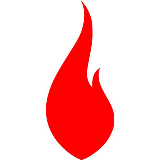 Red flame icon - Free red flame icons