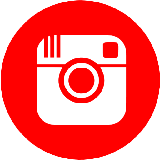 Red instagram 4 icon - Free red social icons