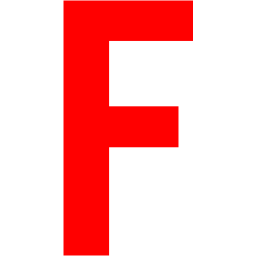 Red Letter F Icon Free Red Letter Icons