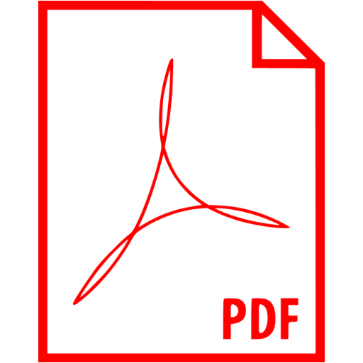 Red pdf file - red file icons