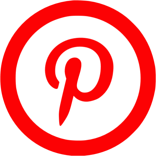 red pinterest logo