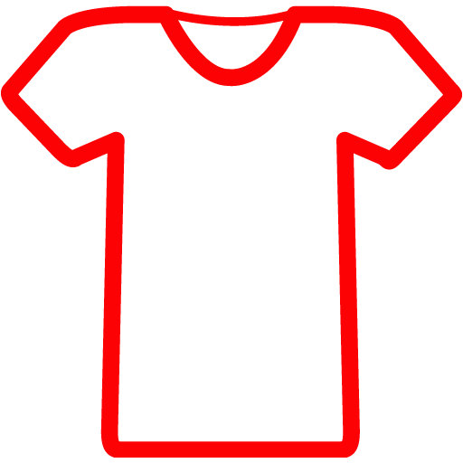 red t shirt clipart