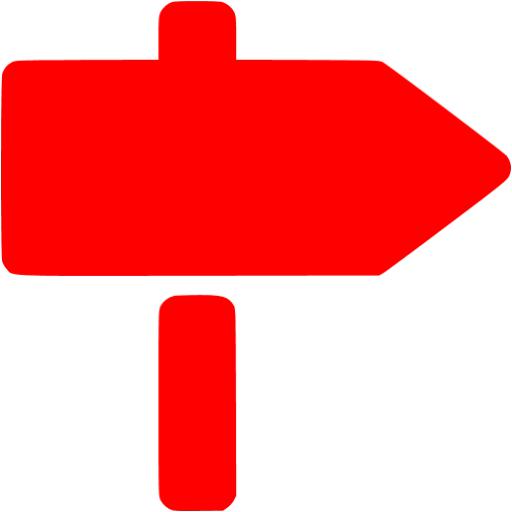 red signpost