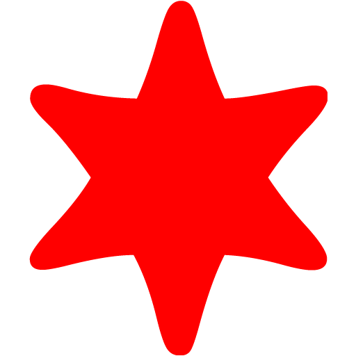 Red star 17 icon - Free red star icons