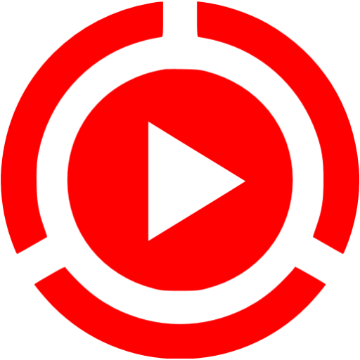 red play video button