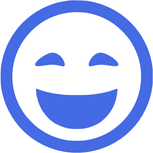 Royal blue lol icon - Free royal blue emoticon icons
