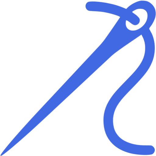 Royal blue needle icon - Free royal blue needle icons