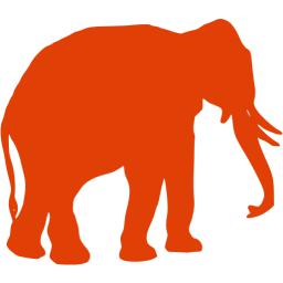 Soylent red elephant icon - Free soylent red animal icons