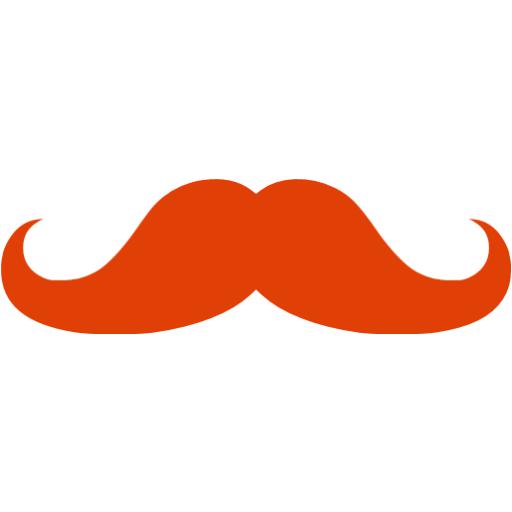 Soylent red mustache 2 icon - Free soylent red mustache icons