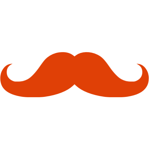 Soylent red mustache 2 icon - Free soylent red mustache icons