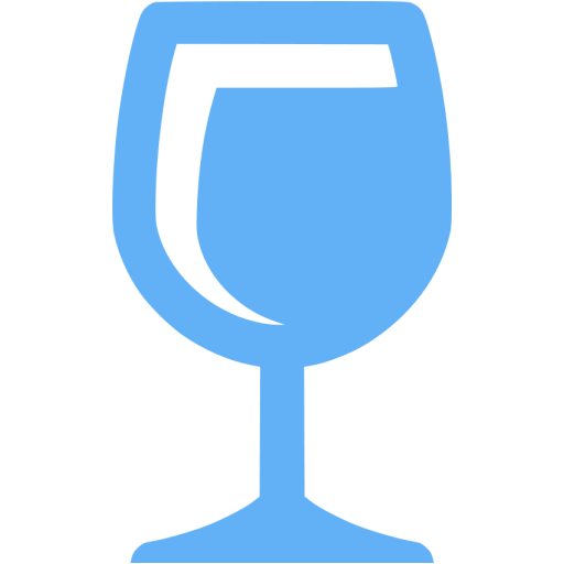Tropical blue bar 2 icon - Free tropical blue wine icons