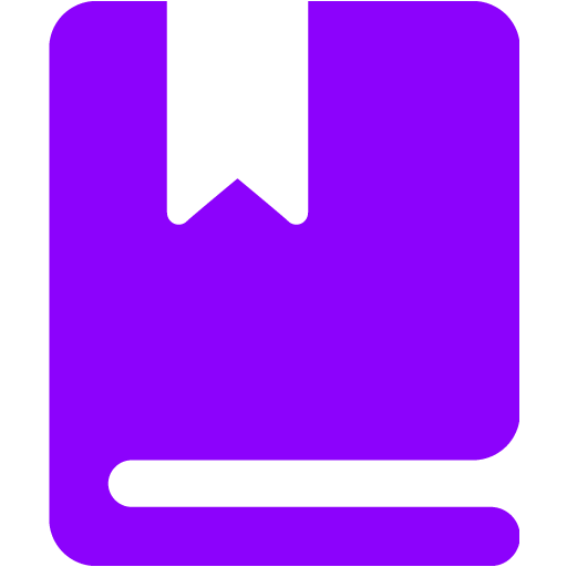 Violet bookmark 6 icon - Free violet bookmark icons