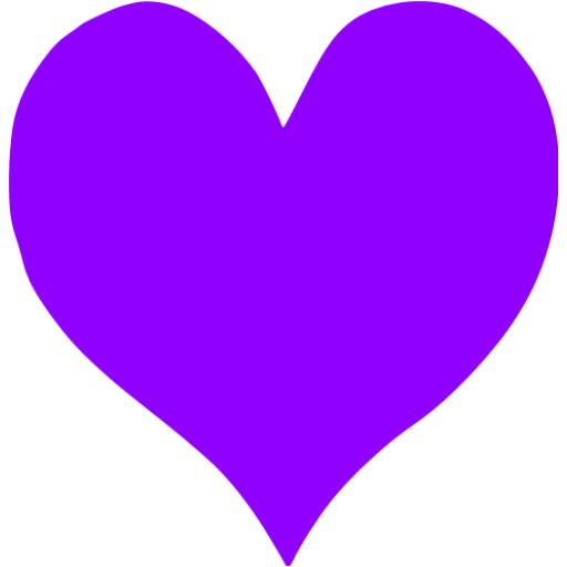 Violet heart 48 icon - Free violet heart icons