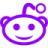 Violet reddit icon - Free violet site logo icons