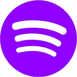Violet spotify icon - Free violet site logo icons