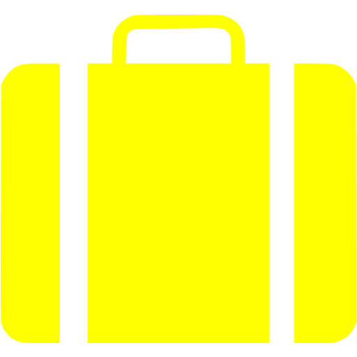 Yellow briefcase icon - Free yellow briefcase icons