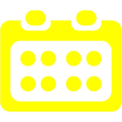 Yellow calendar 4 icon Free yellow calendar icons