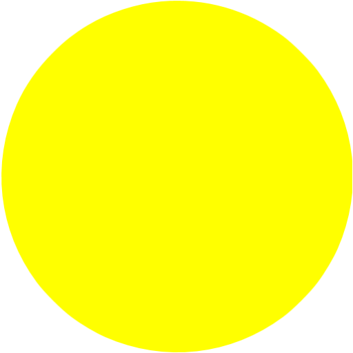 Yellow Circle Icon Free Yellow Shape Icons