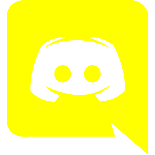 Yellow Discord Icon Free Yellow Site Logo Icons