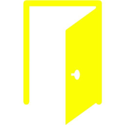 Yellow door 5 icon - Free yellow door icons