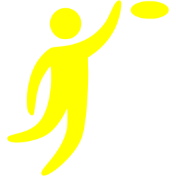 Yellow frisbee icon - Free yellow frisbee icons