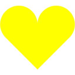 small yellow heart