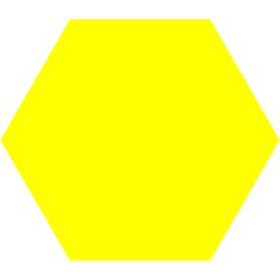 Yellow Hexagon Shape Png