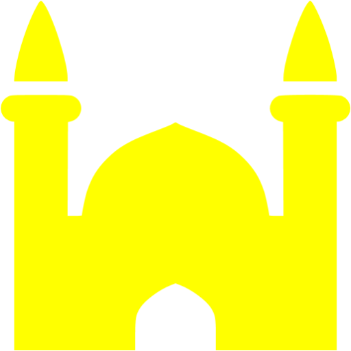 Yellow Mosque Icon Free Yellow Civilization Icons