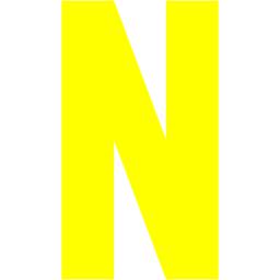 Yellow netflix 2 icon - Free yellow site logo icons