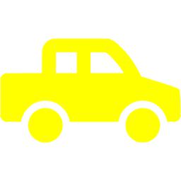 Yellow pickup icon - Free yellow pickup icons
