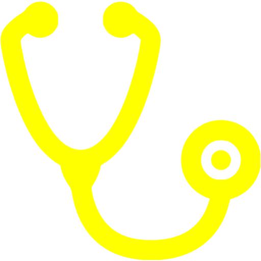 Yellow stethoscope icon - Free yellow stethoscope icons