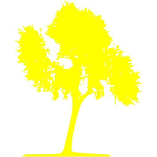 Yellow tree 33 icon - Free yellow tree icons